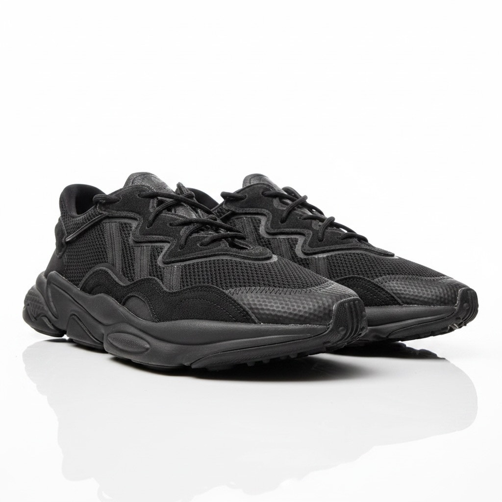 Adidas Ozweego Running Shoes Black Carbon Sneakers Men's Size 12 Ee6999 Yeezy